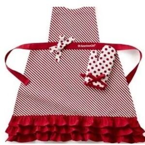 NWOT American Girl Williams Sonoma Apron and Mitten